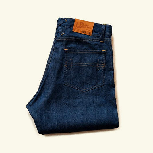 Rattlesnake Cut Jeans (Blue)