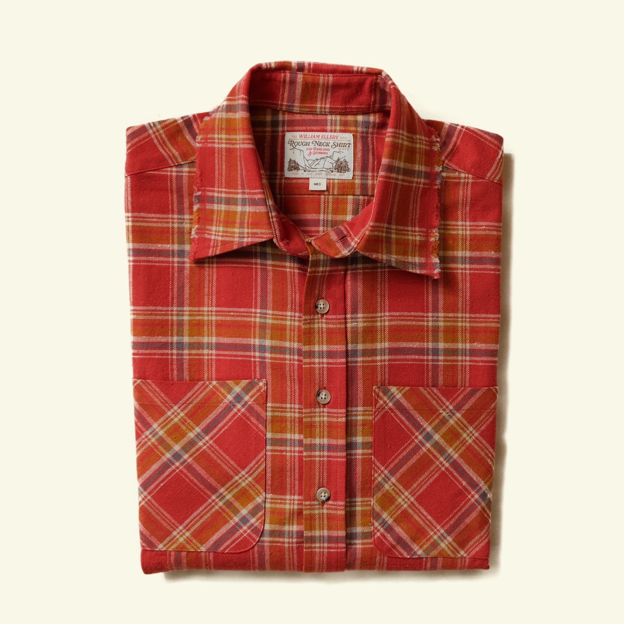 Rough Neck Shirt (Mariposa Red) – William Ellery
