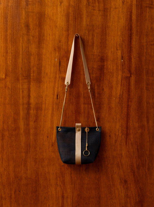 Navy Periwinkle Beachcomber Bag