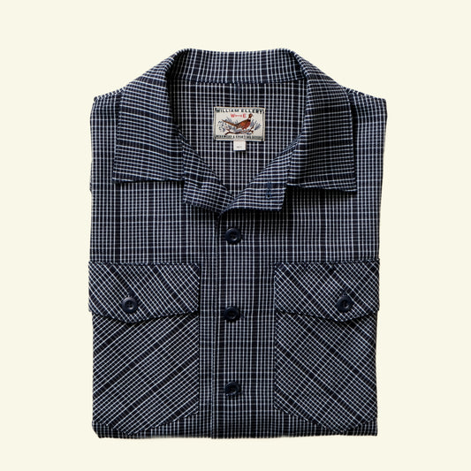 Crewman Collar Shirt (Indigo Twill)