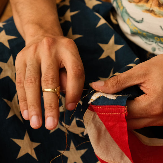 Brimfield Thimble Ring
