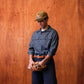 Crewman Collar Shirt (Indigo Twill)