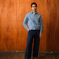 Pocket Picnic Shirt (Navy Gingham)