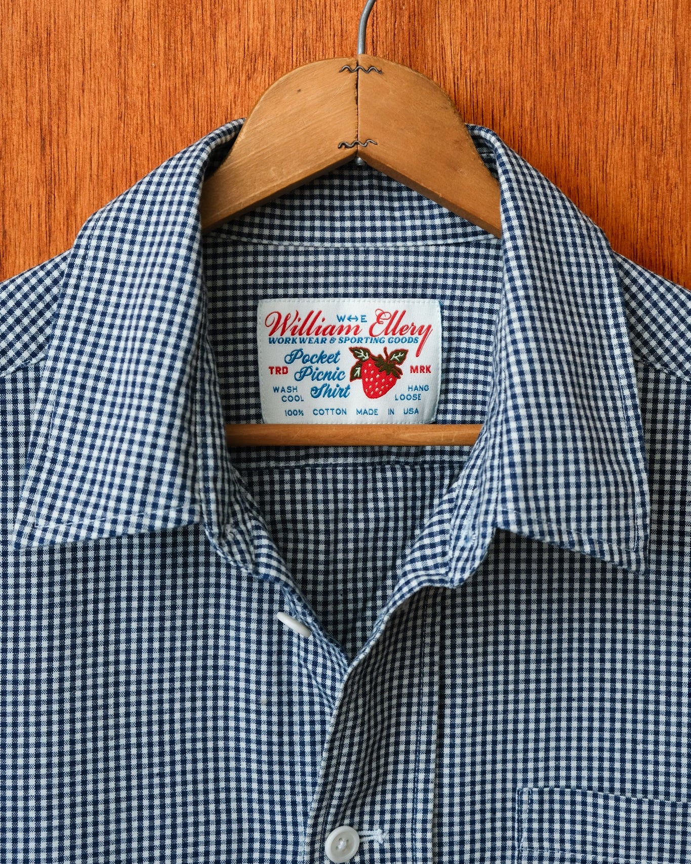Pocket Picnic Shirt (Navy Gingham)