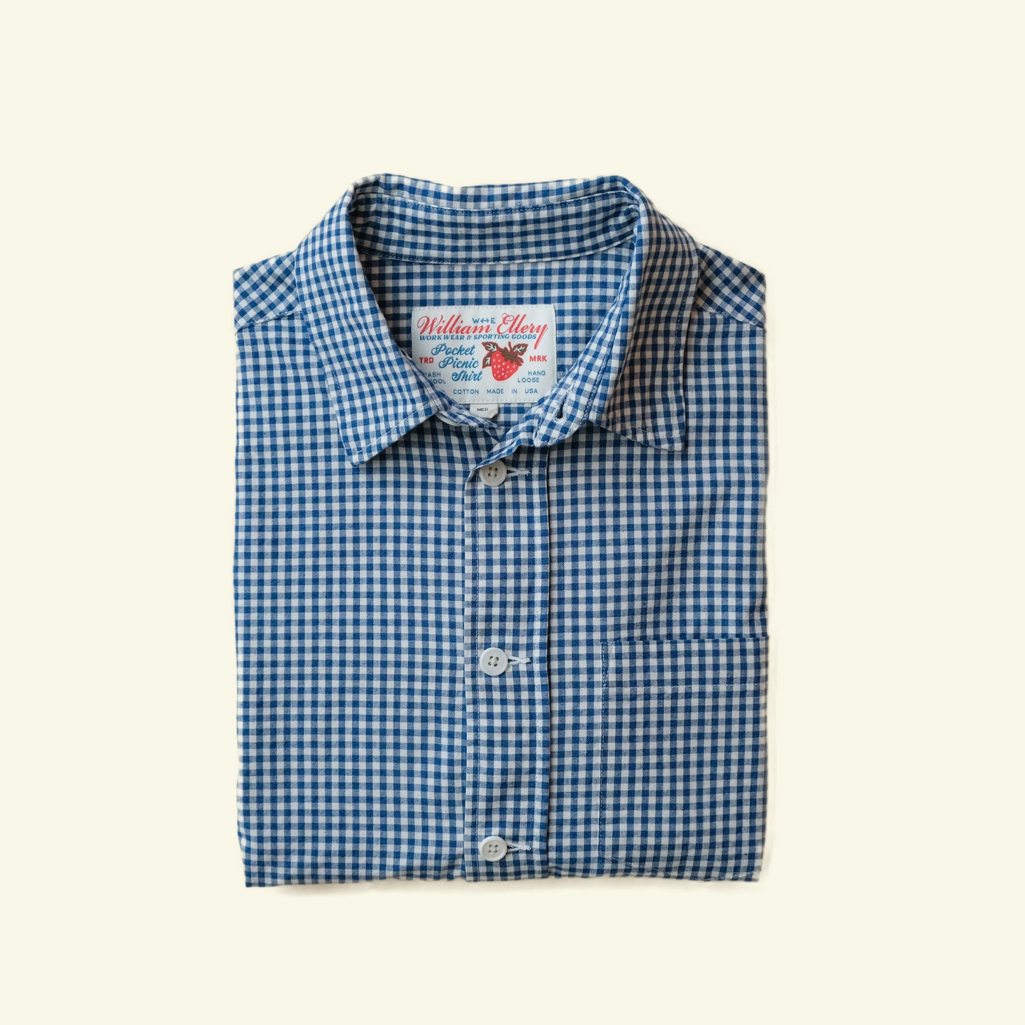 Pocket Picnic Shirt (Blue Gingham)