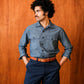Crewman Collar Shirt (Cone Chambray)