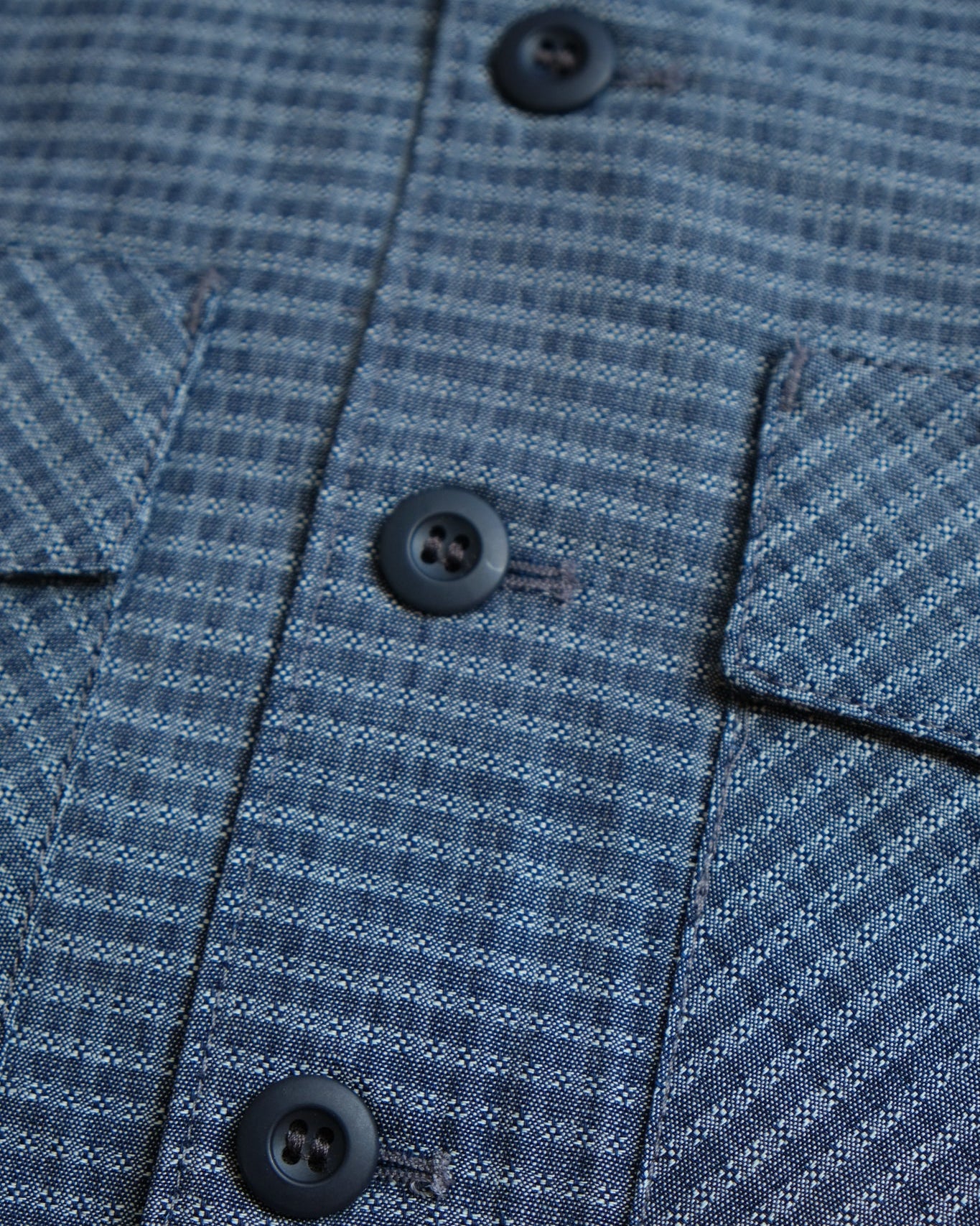 Crewman Collar Shirt (Cone Chambray)