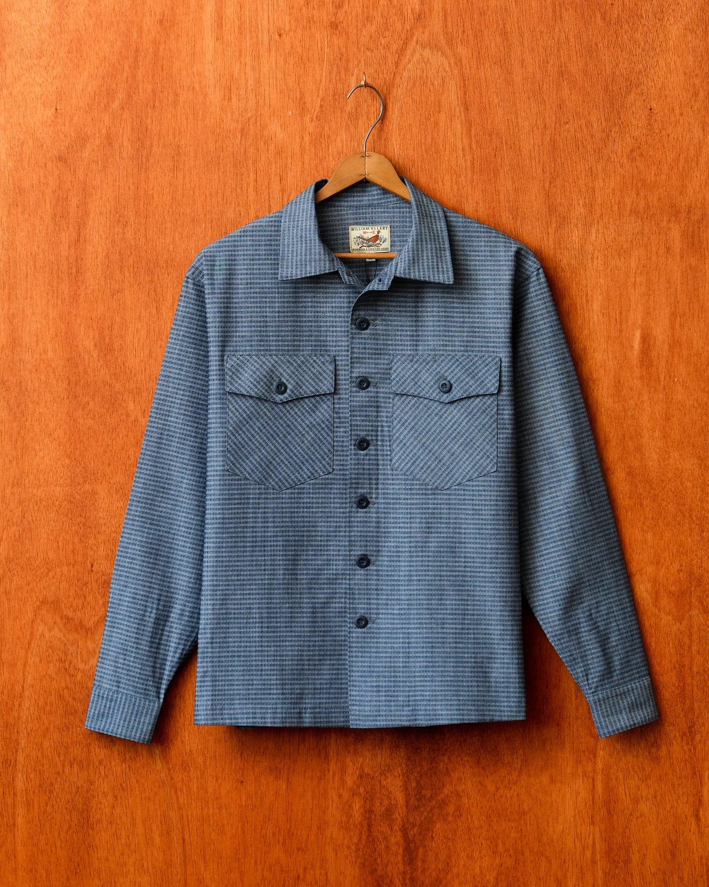 Crewman Collar Shirt (Cone Chambray)